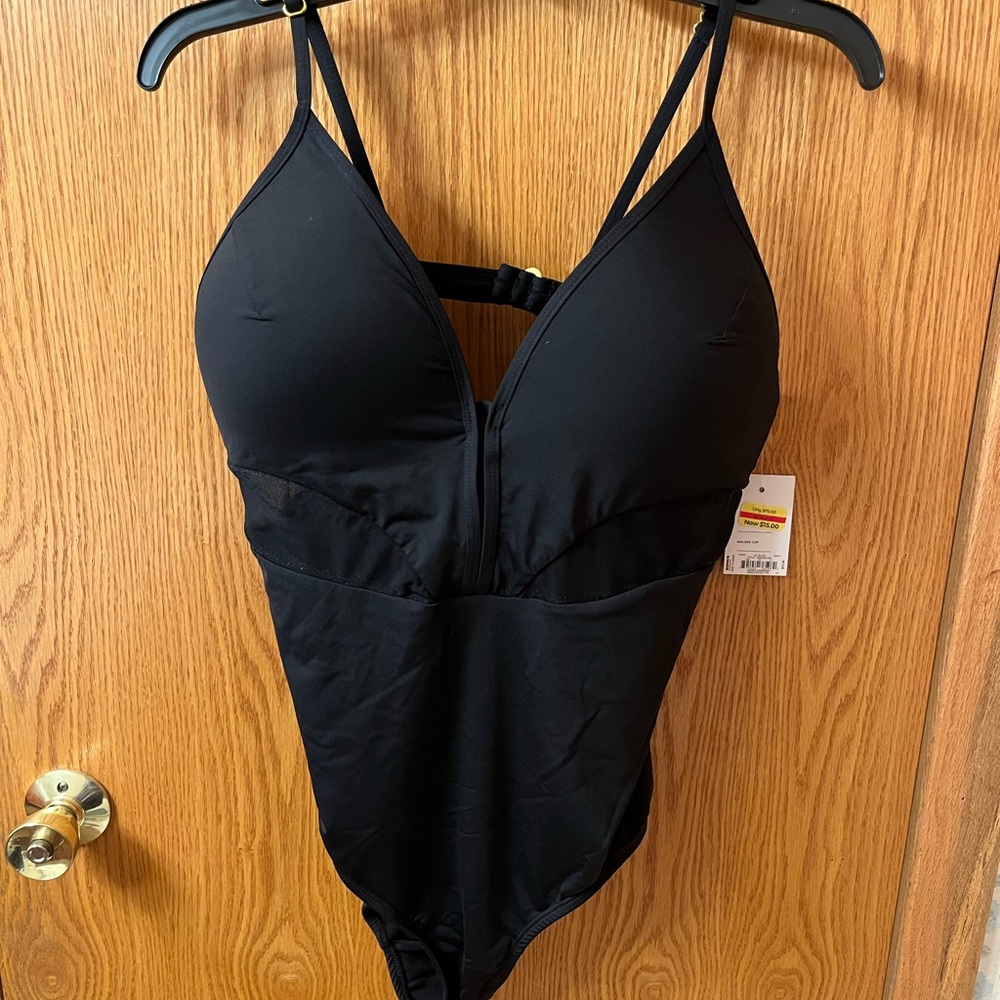 One piece black swimsuit NWT
